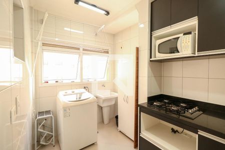 Cozinha e Área de Serviço de apartamento para alugar com 3 quartos, 73m² em Nova Gerti, São Caetano do Sul