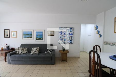 Sala de apartamento para alugar com 2 quartos, 90m² em Jardim Las Palmas, Guarujá