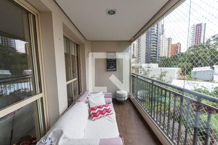 Varanda da sala de apartamento à venda com 3 quartos, 127m² em Jardim Vila Mariana, São Paulo