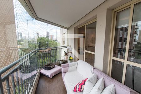 Varanda da sala de apartamento à venda com 3 quartos, 127m² em Jardim Vila Mariana, São Paulo