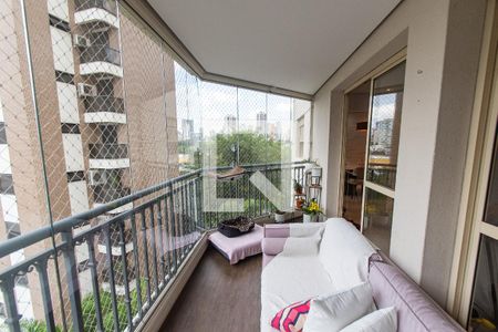 Varanda da sala de apartamento à venda com 3 quartos, 127m² em Jardim Vila Mariana, São Paulo