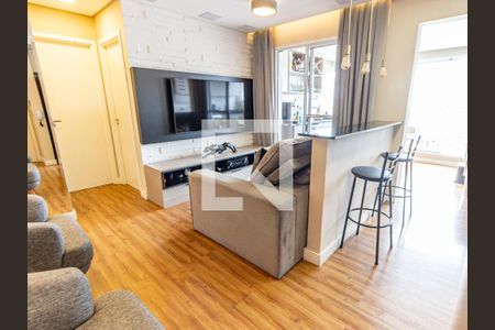 Sala/Cozinha de apartamento à venda com 1 quarto, 44m² em Belenzinho, São Paulo