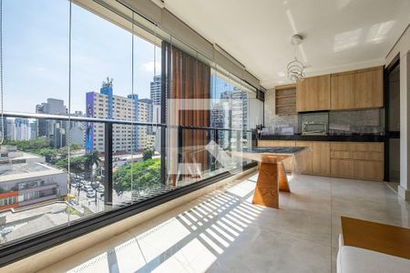 Varanda de apartamento para alugar com 1 quarto, 72m² em Pinheiros, São Paulo