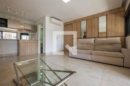 Sala/Cozinha de apartamento para alugar com 1 quarto, 72m² em Pinheiros, São Paulo