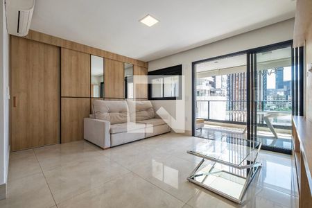 Sala/Cozinha de apartamento para alugar com 1 quarto, 72m² em Pinheiros, São Paulo