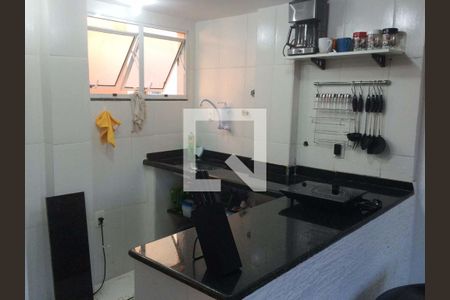 Cozinha  de apartamento à venda com 1 quarto, 35m² em Botafogo, Rio de Janeiro