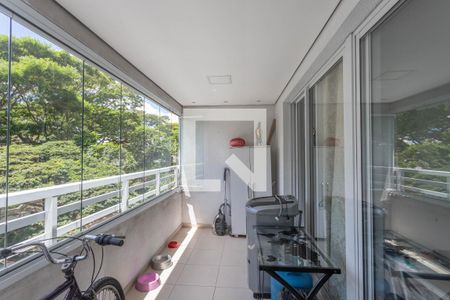 Varanda da sala de apartamento à venda com 3 quartos, 85m² em Centro, Diadema