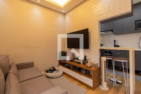 Sala de apartamento à venda com 1 quarto, 34m² em Cambuci, São Paulo