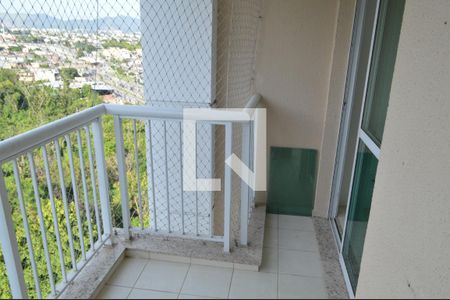 Varanda  de apartamento à venda com 3 quartos, 64m² em Recreio dos Bandeirantes, Rio de Janeiro