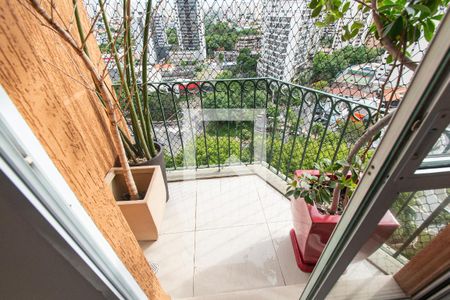 Varanda da sala de apartamento à venda com 3 quartos, 178m² em Jardim Vila Mariana, São Paulo