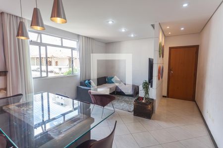 Sala de apartamento à venda com 3 quartos, 88m² em Sagrada Família, Belo Horizonte