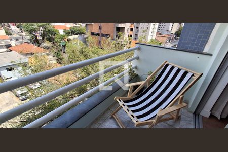 Sacada de apartamento à venda com 3 quartos, 129m² em Santa Paula, São Caetano do Sul