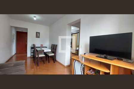 Sala de apartamento à venda com 2 quartos, 57m² em Vila Valparaíso, Santo André