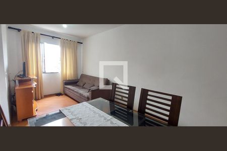 Sala de apartamento à venda com 2 quartos, 57m² em Vila Valparaíso, Santo André