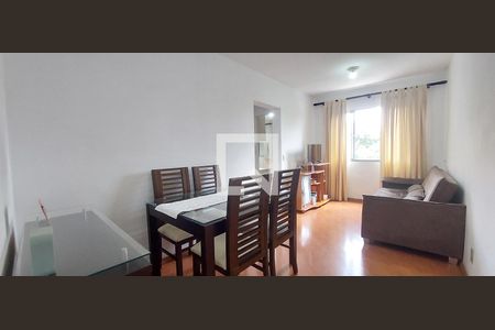 Sala de apartamento à venda com 2 quartos, 57m² em Vila Valparaíso, Santo André