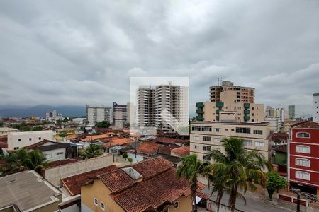 Vista da sala de apartamento para alugar com 1 quarto, 38m² em Mirim, Praia Grande