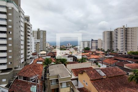 Vista da sala de apartamento para alugar com 1 quarto, 38m² em Mirim, Praia Grande