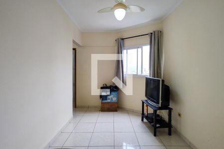 Sala de apartamento para alugar com 1 quarto, 38m² em Mirim, Praia Grande