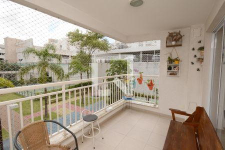 Varanda gourmet de apartamento à venda com 3 quartos, 83m² em Vila Isa, São Paulo