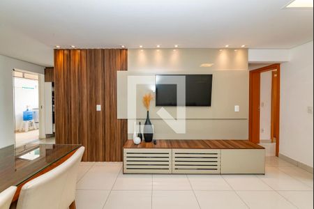 Sala de apartamento à venda com 2 quartos, 73m² em Cinquentenario, Belo Horizonte