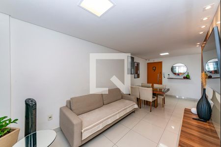 Sala de apartamento à venda com 2 quartos, 73m² em Cinquentenario, Belo Horizonte