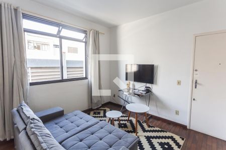 Sala de apartamento à venda com 3 quartos, 100m² em São Pedro, Belo Horizonte