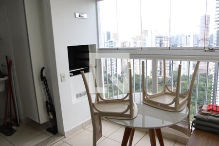 Varanda da Sala de apartamento para alugar com 1 quarto, 43m² em Jardim Goiás, Goiânia