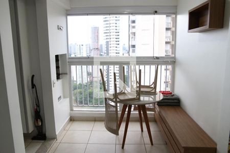 Varanda da Sala de apartamento para alugar com 1 quarto, 43m² em Jardim Goiás, Goiânia