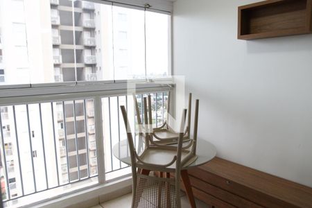 Varanda da Sala de apartamento para alugar com 1 quarto, 43m² em Jardim Goiás, Goiânia