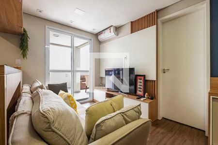 Sala/Cozinha de apartamento para alugar com 1 quarto, 50m² em Jardim Paulistano, São Paulo