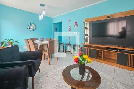 Sala de apartamento para alugar com 2 quartos, 83m² em Tortuga, Guarujá