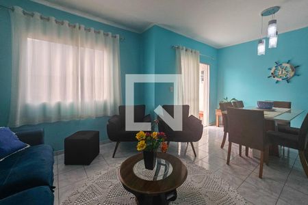 Sala de apartamento para alugar com 2 quartos, 83m² em Tortuga, Guarujá