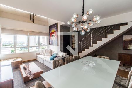 Sala de Jantar de apartamento à venda com 2 quartos, 84m² em Alphaville Conde Ii, Barueri