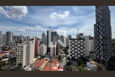 Vista da Sala de apartamento à venda com 2 quartos, 74m² em Jardim das Bandeiras, São Paulo