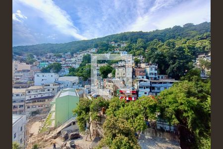 Sala  vista  de apartamento à venda com 1 quarto, 45m² em Leme, Rio de Janeiro