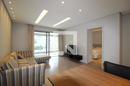 Sala de apartamento para alugar com 1 quarto, 80m² em Vila Nova Conceição, São Paulo