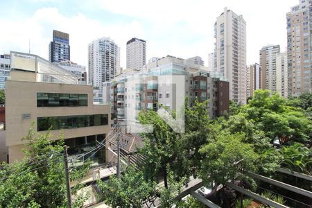 Vista da Varanda de apartamento para alugar com 1 quarto, 80m² em Vila Nova Conceição, São Paulo