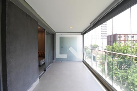 Varanda de apartamento para alugar com 1 quarto, 80m² em Vila Nova Conceição, São Paulo