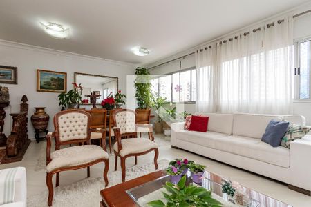 Sala de apartamento à venda com 4 quartos, 162m² em Vila Cordeiro, São Paulo