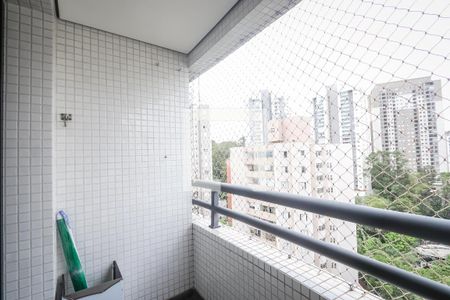 Varanda da Sala de apartamento à venda com 2 quartos, 58m² em Santo Amaro, São Paulo