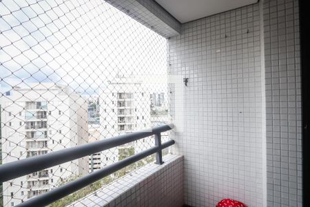 Varanda da Sala de apartamento à venda com 2 quartos, 58m² em Santo Amaro, São Paulo