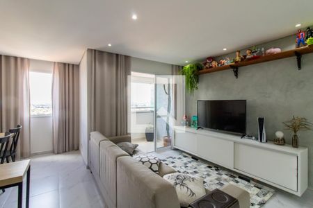 Sala Ampliada de apartamento para alugar com 2 quartos, 60m² em Jardim Imperador, Guarulhos