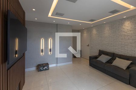 Sala de TV de apartamento à venda com 3 quartos, 130m² em Alphaville, Nova Lima