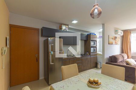 Sala/Cozinha de apartamento para alugar com 2 quartos, 47m² em Olaria, Canoas