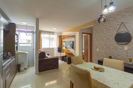 Sala/Cozinha de apartamento para alugar com 2 quartos, 47m² em Olaria, Canoas