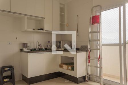 Sala / Cozinha de apartamento para alugar com 1 quarto, 39m² em Vila Planalto, São Bernardo do Campo