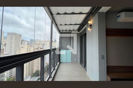 Varanda de apartamento à venda com 1 quarto, 44m² em Jardins, São Paulo