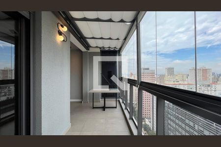 Varanda de apartamento à venda com 1 quarto, 44m² em Jardins, São Paulo