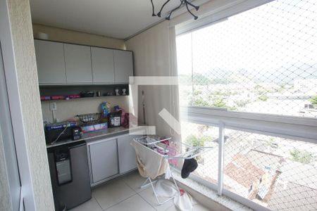 Varanda da Sala de apartamento à venda com 2 quartos, 59m² em Taquara, Rio de Janeiro