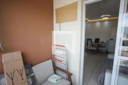 Varanda da Sala de apartamento à venda com 2 quartos, 59m² em Taquara, Rio de Janeiro